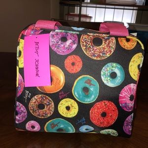 Betsey Johnson Krispy Kreme donut lunch tote